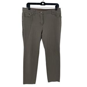 Chico's Stretch Denim Ankle Length Jean Light Brown Womens 8 Short ASIS